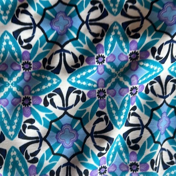 Cremieux Blue and Purple Side Loop Hipster Bikini Bottom Size Large - Picture 5 of 10